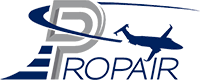 Edgard - Logo de l'un de nos partenaires Propair, représenté par un P et une avion.
